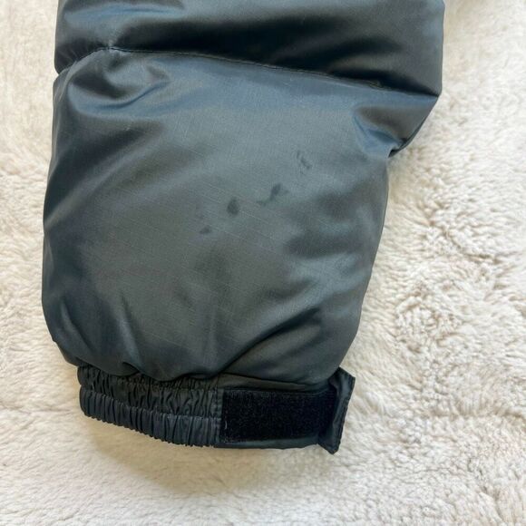 Asics Puffer Jacket Mens Size XXL Zipper Pockets Feather Down Warm Winter Coat - Picture 8 of 13